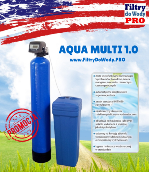 Aqua Multi 1.0 - domowy Multifiltr odżelaziający